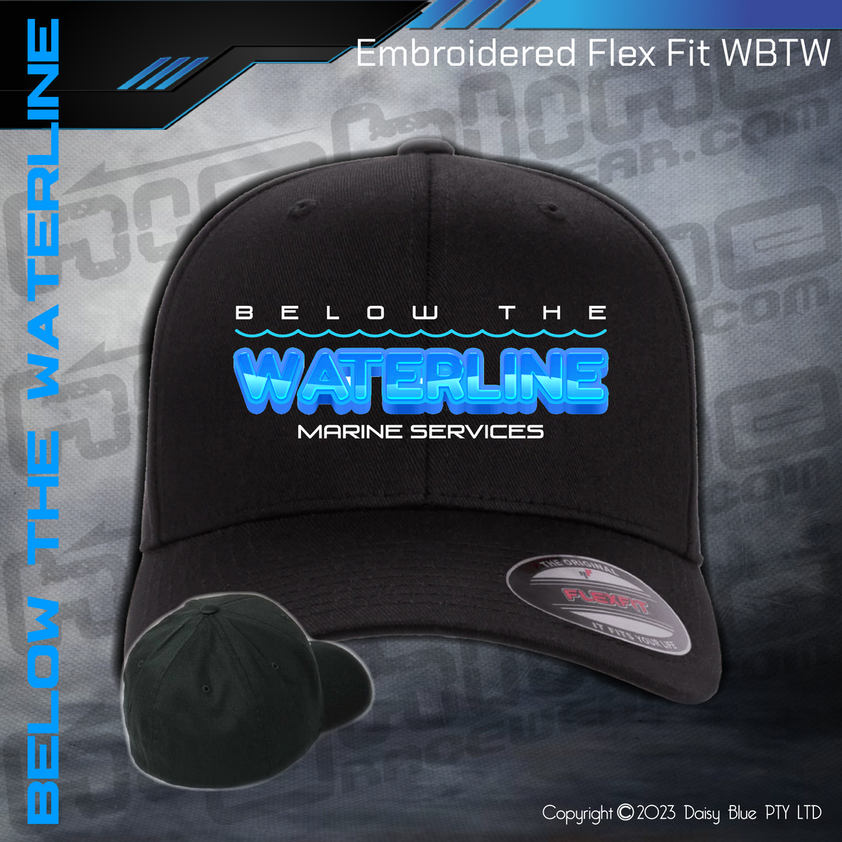 FLEX FIT CAP - Below The Waterline Marine Services – Highline Racewear