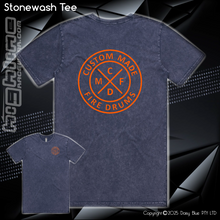 Load image into Gallery viewer, Stonewash Tee - Custom Made Fire Drums