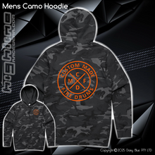 Load image into Gallery viewer, Camo Hoodie - Custom Made Fire Drums