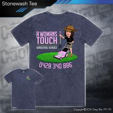 Load image into Gallery viewer, Stonewash Tee - A Womans Touch Gardening Service