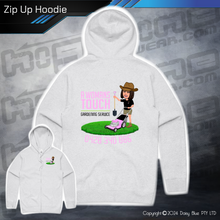 Load image into Gallery viewer, Zip Up Hoodie - A Womans Touch Gardening Service
