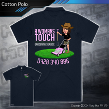 Load image into Gallery viewer, Cotton Polo - A Womans Touch Gardening Service