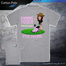 Load image into Gallery viewer, Cotton Polo - A Womans Touch Gardening Service