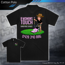 Load image into Gallery viewer, Cotton Polo - A Womans Touch Gardening Service