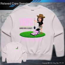 Load image into Gallery viewer, Relaxed Crew Sweater - A Womans Touch Gardening Service