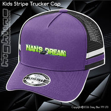 Load image into Gallery viewer, KIDS Stripe Trucker - Nan's Dream 2026