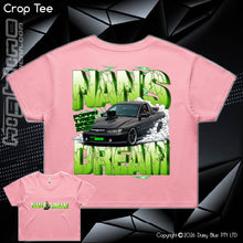 Load image into Gallery viewer, Ladies Crop Tee - Nan's Dream 2026