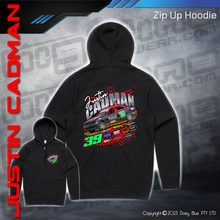 Load image into Gallery viewer, Zip Up Hoodie - Justin Cadman
