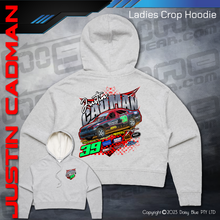 Load image into Gallery viewer, Ladies Crop Hoodie - Justin Cadman
