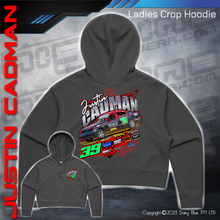 Load image into Gallery viewer, Ladies Crop Hoodie - Justin Cadman