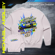 Load image into Gallery viewer, Ladies Relaxed Crew Sweater - Ardley Motorsport