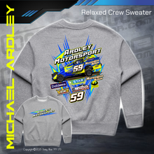 Load image into Gallery viewer, Ladies Relaxed Crew Sweater - Ardley Motorsport