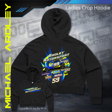 Load image into Gallery viewer, Ladies Crop Hoodie - Ardley Motorsport