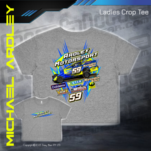 Load image into Gallery viewer, Ladies Crop Tee - Ardley Motorsport