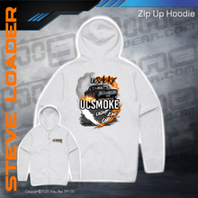 Load image into Gallery viewer, Zip Up Hoodie - UCSmoke Light Em up