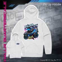 Load image into Gallery viewer, Zip Up Hoodie - Hallam Quarterscale Speedway