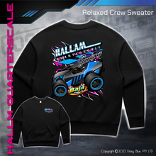 Load image into Gallery viewer, Relaxed Crew Sweater - Hallam Quarterscale Speedway