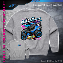 Load image into Gallery viewer, Relaxed Crew Sweater - Hallam Quarterscale Speedway
