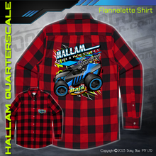 Load image into Gallery viewer, Flannelette Shirt - Hallam Quarterscale Speedway