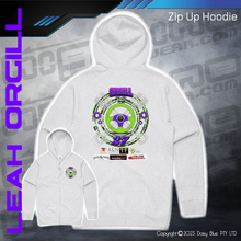 Load image into Gallery viewer, Zip Up Hoodie - Leah Orgill
