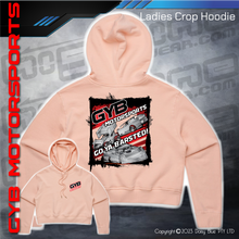 Load image into Gallery viewer, Ladies Crop Hoodie - GYB Motorsport