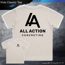 Load image into Gallery viewer, Kids Classic Tee - All Action Concreting