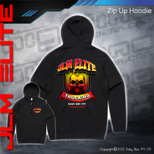Load image into Gallery viewer, Zip Up Hoodie - JLM Elite Trucking