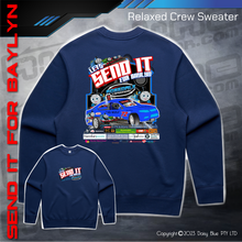 Load image into Gallery viewer, Relaxed Crew Sweater - LET'S SEND IT FOR BAYLYN