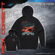 Load image into Gallery viewer, Zip Up Hoodie - Mick Corbett Memorial