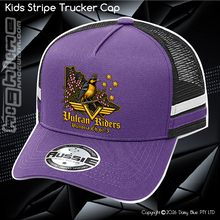 Load image into Gallery viewer, KIDS Stripe Trucker - Vulcan Riders 2026