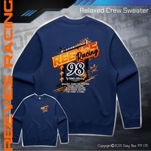 Load image into Gallery viewer, Relaxed Crew Sweater - Reeves Racing