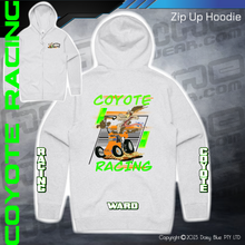 Load image into Gallery viewer, Zip Up Hoodie - Coyote Racing