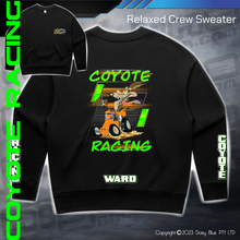 Load image into Gallery viewer, Relaxed Crew Sweater - Coyote Racing