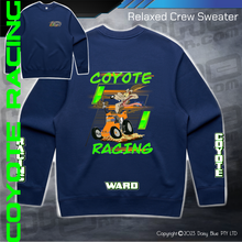 Load image into Gallery viewer, Relaxed Crew Sweater - Coyote Racing