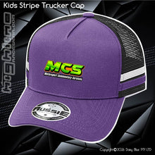 Load image into Gallery viewer, KIDS Stripe Trucker - Mowtallica