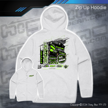 Load image into Gallery viewer, Zip Up Hoodie - Steve Loader Sprint Car