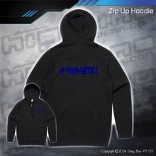 Load image into Gallery viewer, Zip Up Hoodie - #nomate!