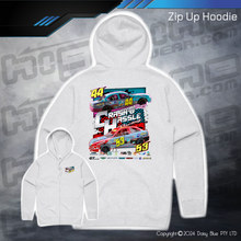 Load image into Gallery viewer, Zip Up Hoodie - Crash N Hassle Racing