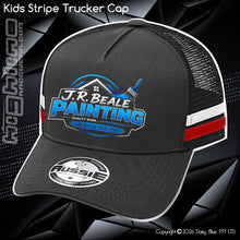 Load image into Gallery viewer, KIDS Stripe Trucker - J.R Beale Painting