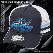 Load image into Gallery viewer, KIDS Stripe Trucker - J.R Beale Painting