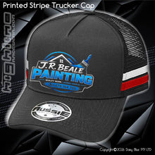 Load image into Gallery viewer, STRIPE Trucker Cap - J.R Beale Painting