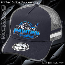 Load image into Gallery viewer, STRIPE Trucker Cap - J.R Beale Painting