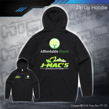 Load image into Gallery viewer, Zip Up Hoodie - JMAC Excavations/Affordable Plants