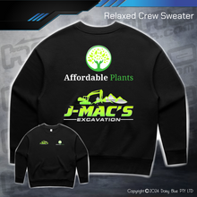Load image into Gallery viewer, Relaxed Crew Sweater - JMAC Excavations/Affordable Plants