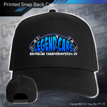 Load image into Gallery viewer, Printed Snap Back CAP - Legend Cars 2025