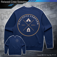 Load image into Gallery viewer, Relaxed Crew Sweater - Exclusive Campers