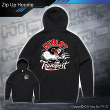 Load image into Gallery viewer, Zip Up Hoodie - Merlo Transport