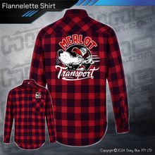 Load image into Gallery viewer, Flannelette Shirt - Merlo Transport