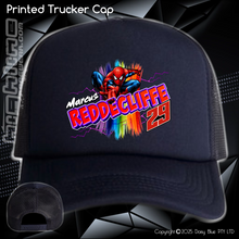 Load image into Gallery viewer, Printed Trucker Cap - Marcus Reddecliffe