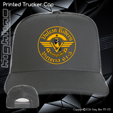 Load image into Gallery viewer, Printed Trucker Cap - Vulcan Riders 2024